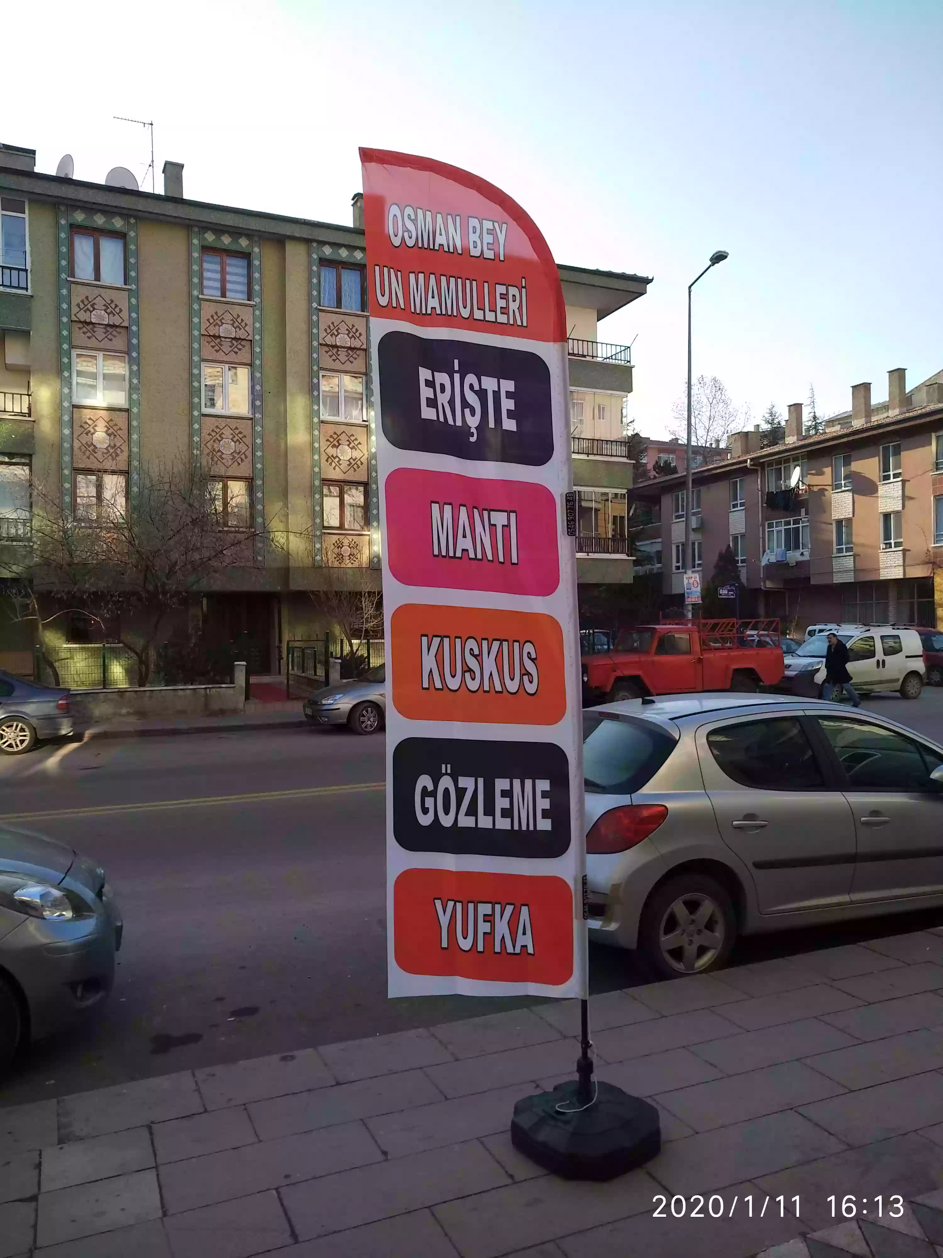 Bazlama Gözleme Yufka Yelken Bayrağı-1