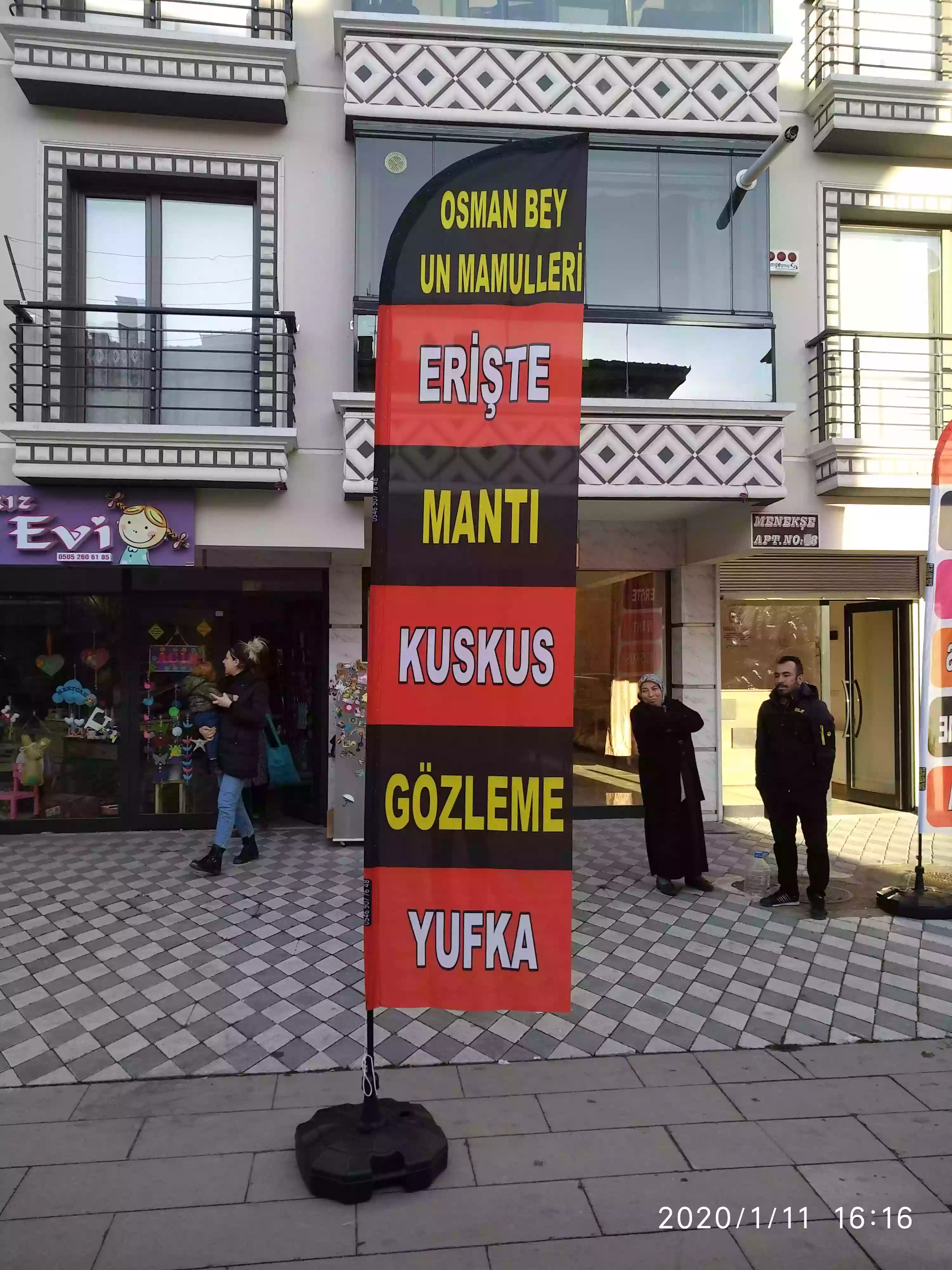 Bazlama Gözleme Yufka Yelken Bayrağı-5