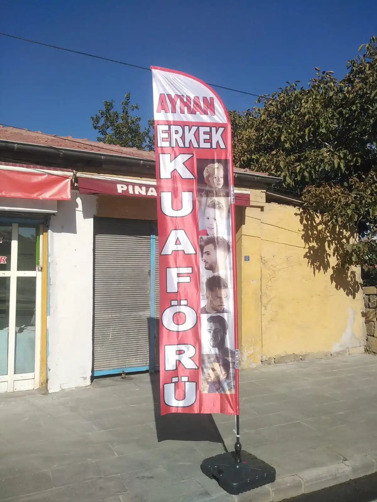 Erkek Kuaförü Yelken Bayrağı-15