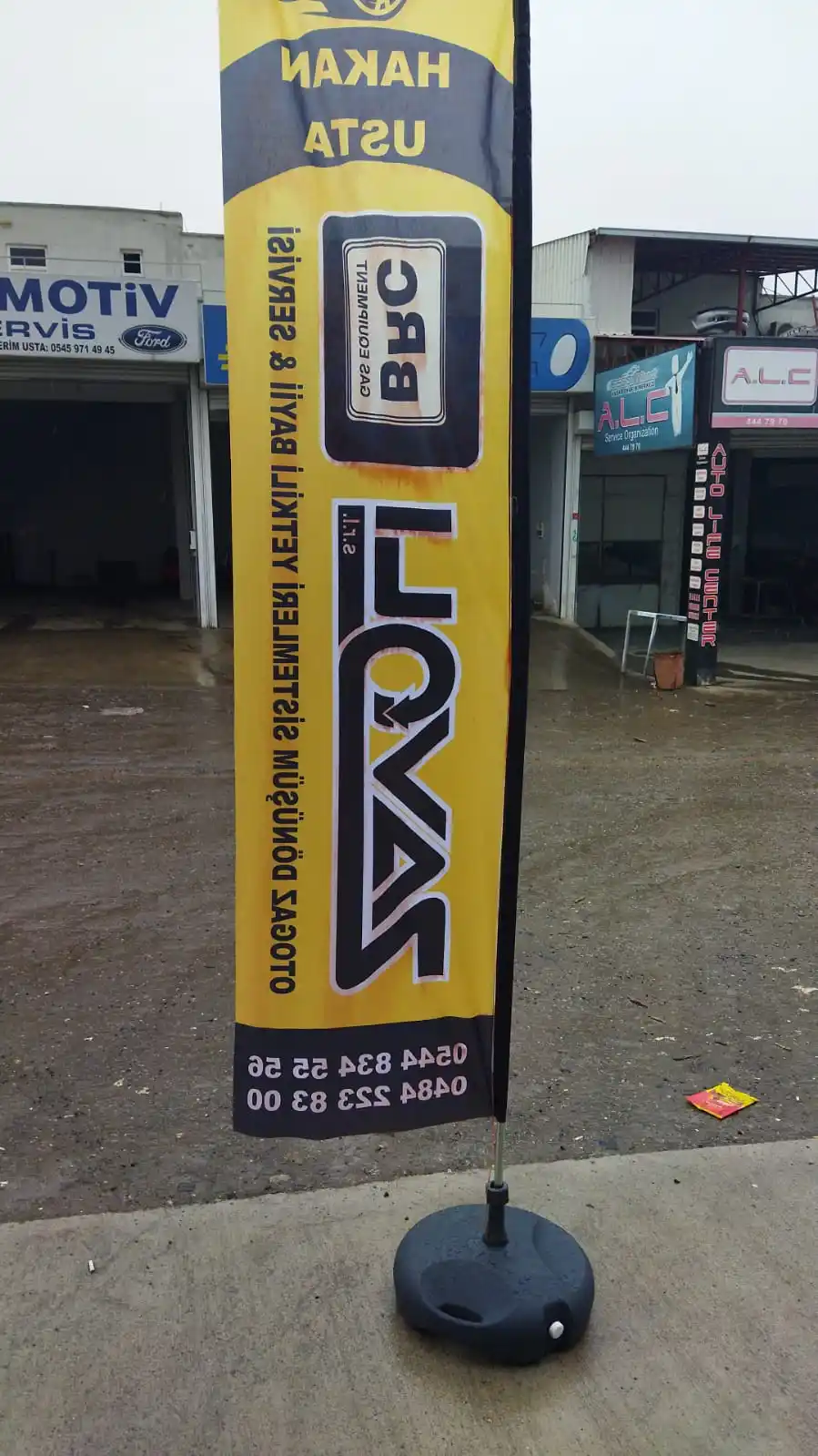 Oto Gazcı Yelken Bayrağı-1