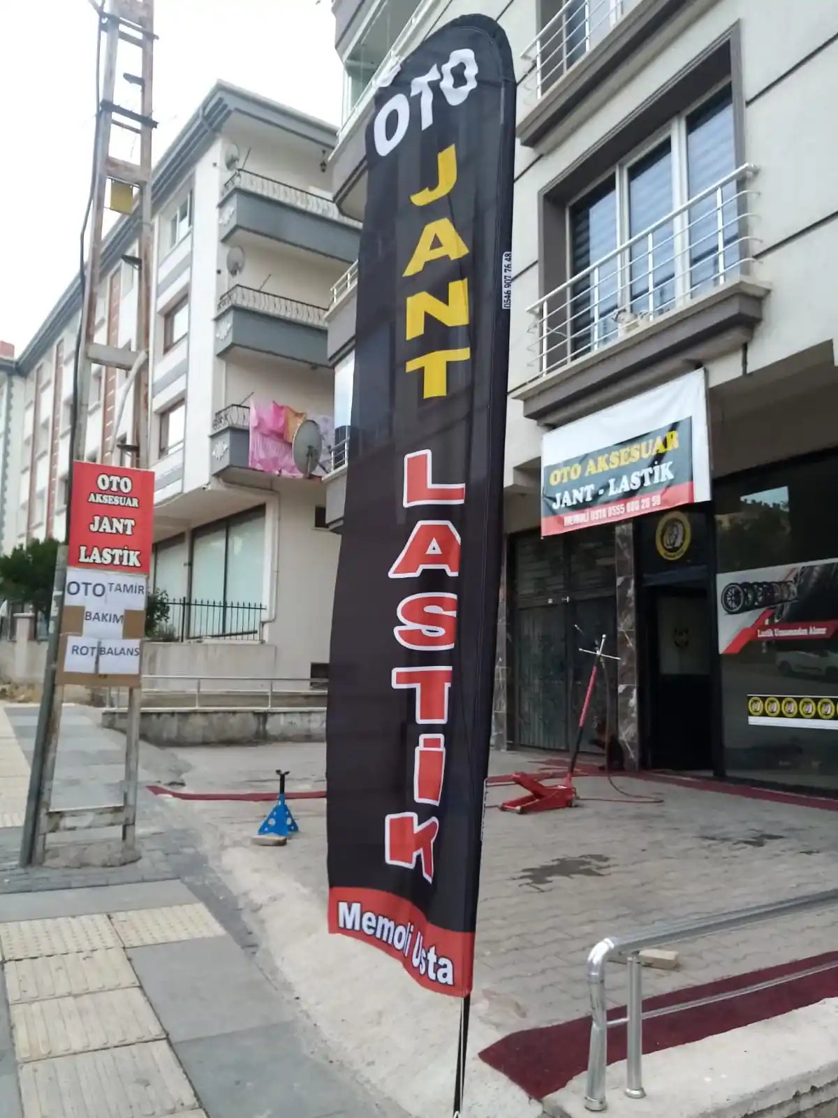 Oto Lastikçi Yelken Bayrağı-29