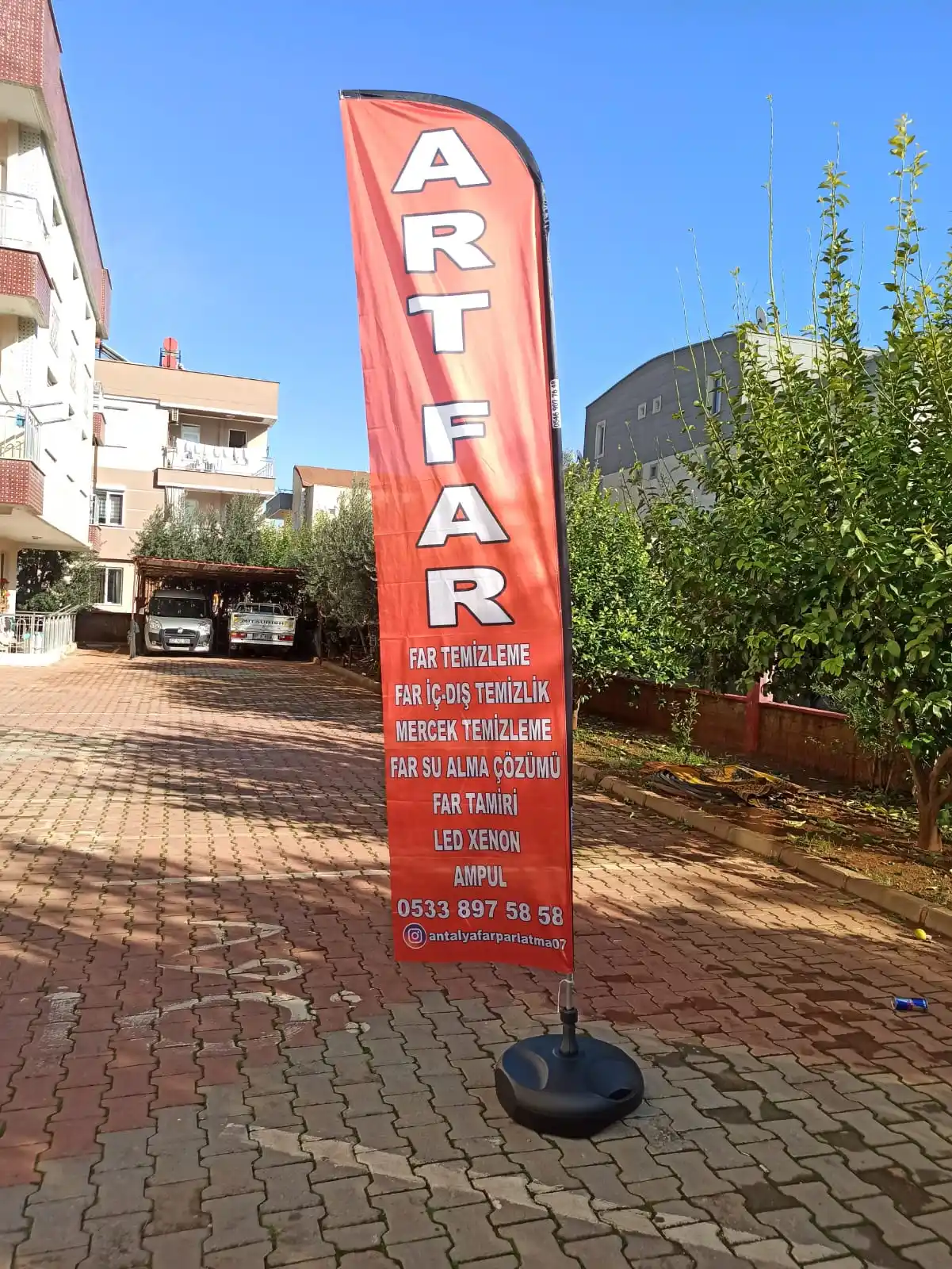 Oto Yıkama Yelken Bayrağı-22