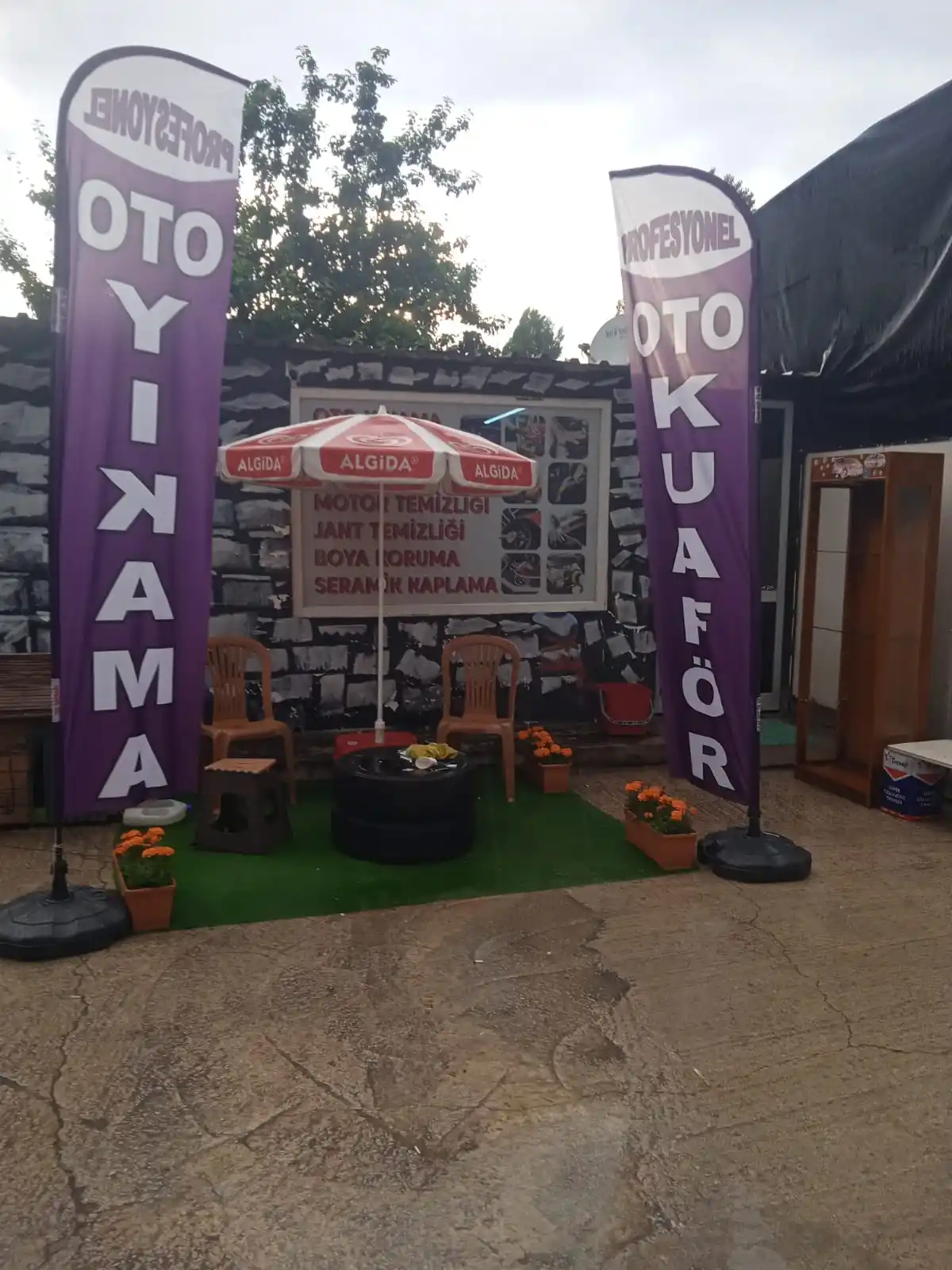 Oto Yıkama Yelken Bayrağı-27